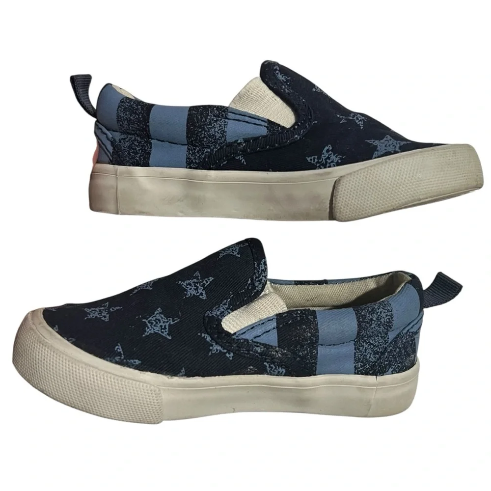 GAP Kids Blue Star Slip-On Sneakers - Size 5 Baby Shoes‎